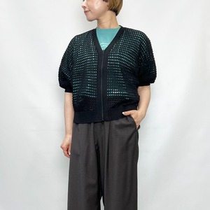 Boutique Ordinary ブティークオーディナリー Dolman Zip-Up Half Cardigan BO26-519N 2026春夏新作 [送料無料]
