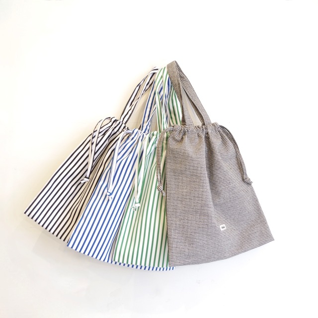 Oblada  Oblada SACK TOTE 　CHECK&STRIPE