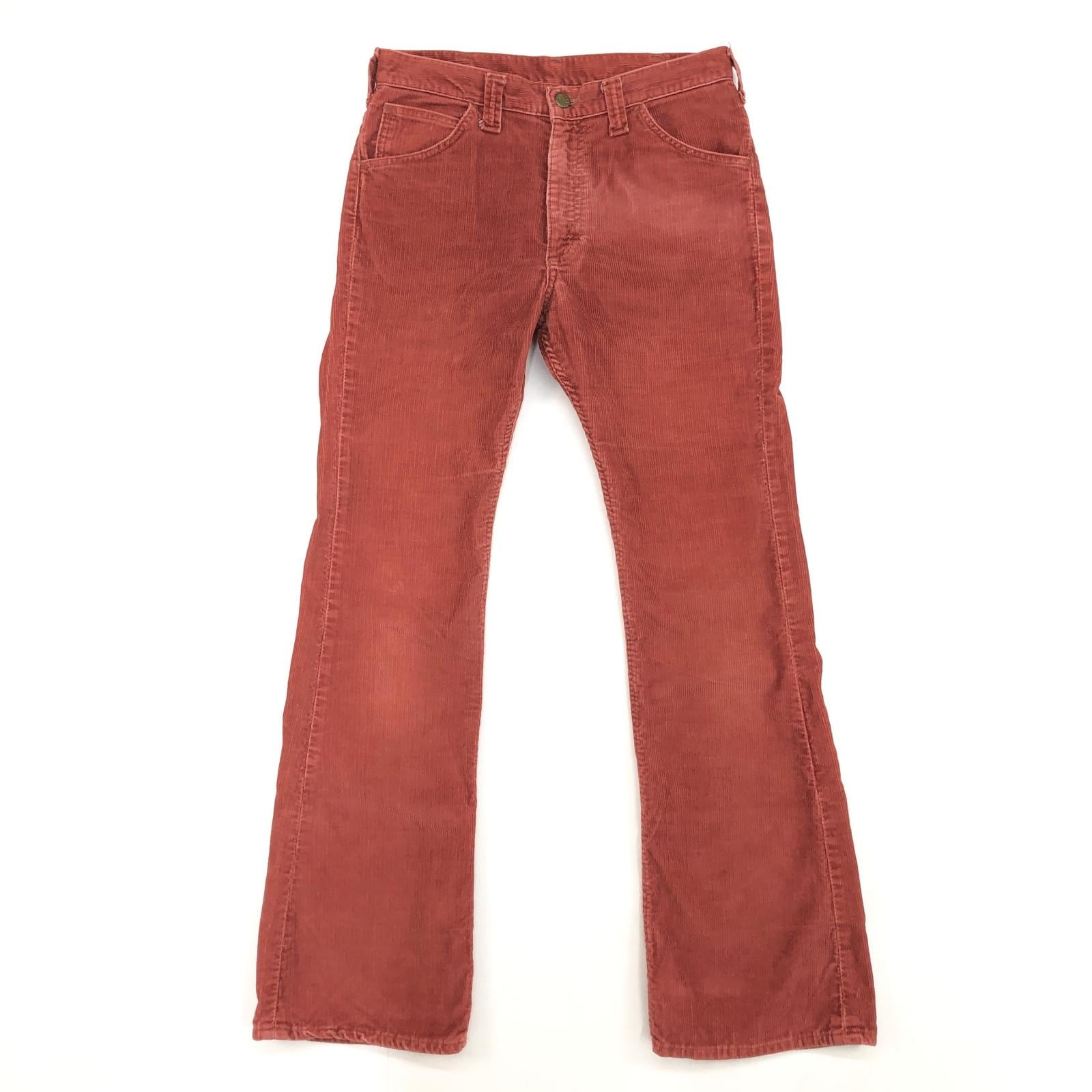 Lee コーデュロイワークパンツ 42タロンジップ ボルドー 70年代 70s 