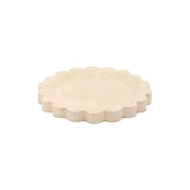 MARBLE CIRCLE DECO TRAY - Roman Travertine