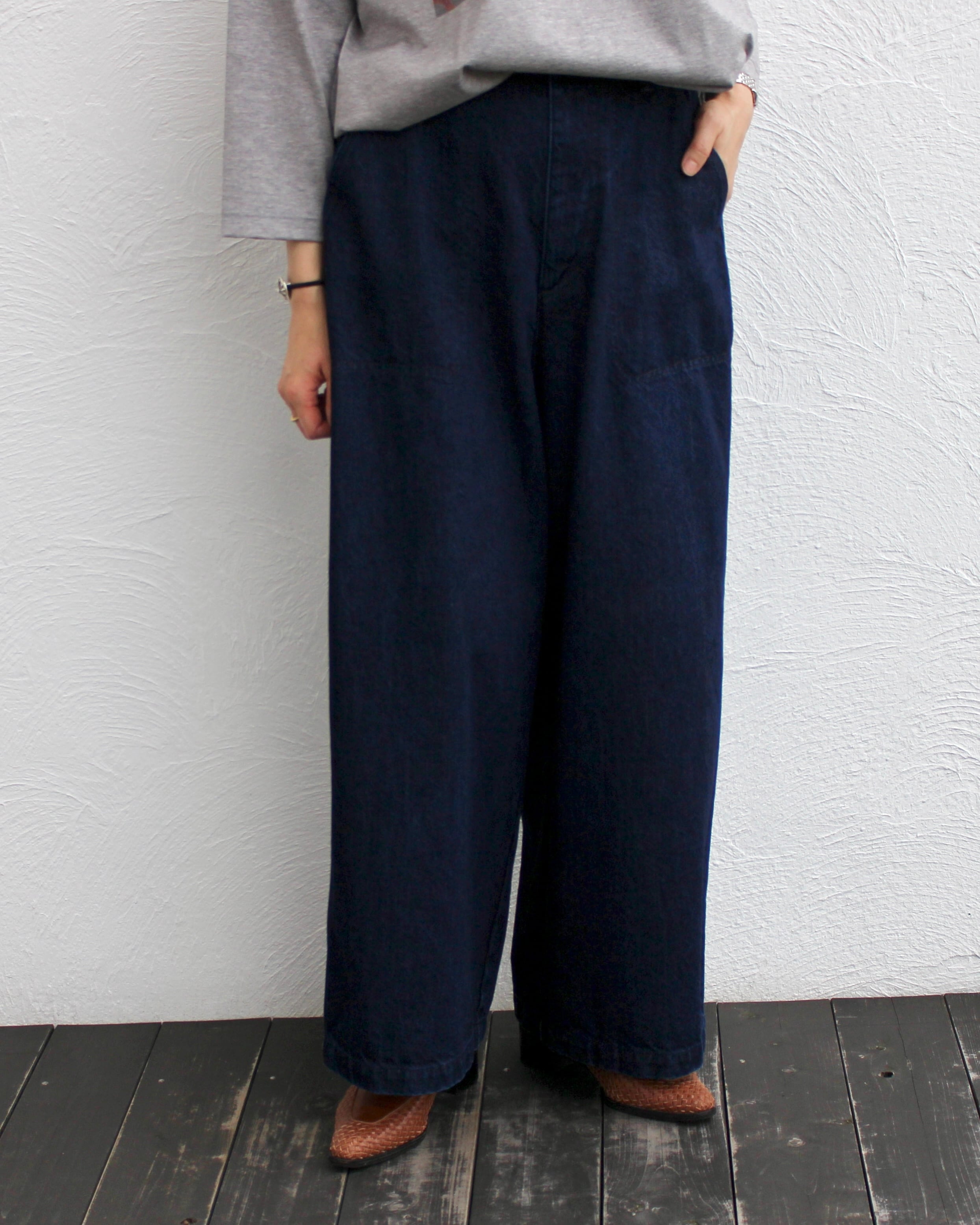 pas de calais/denim wide pants