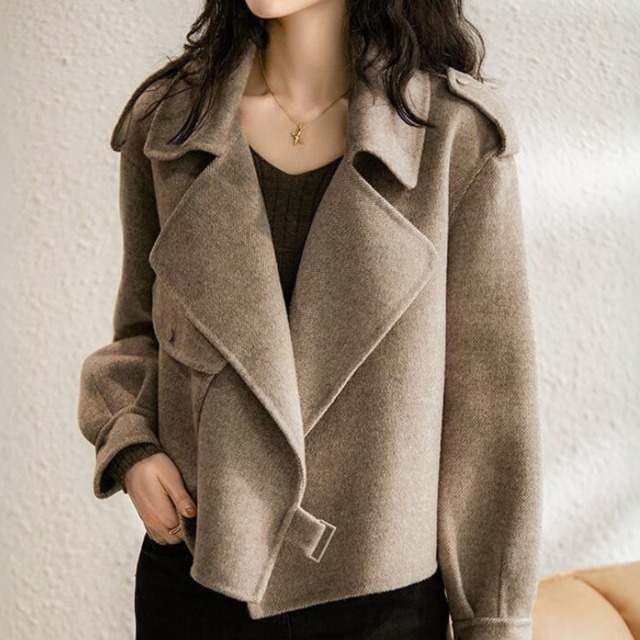 ヨーロピアンスーツカラーショートジャケット　BM0882