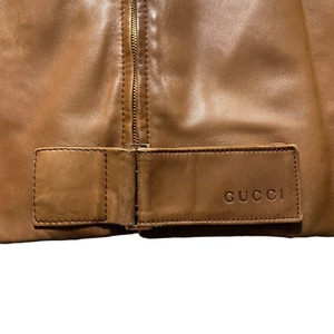 vintage GUCCI by TOM FORD leather riders jacket