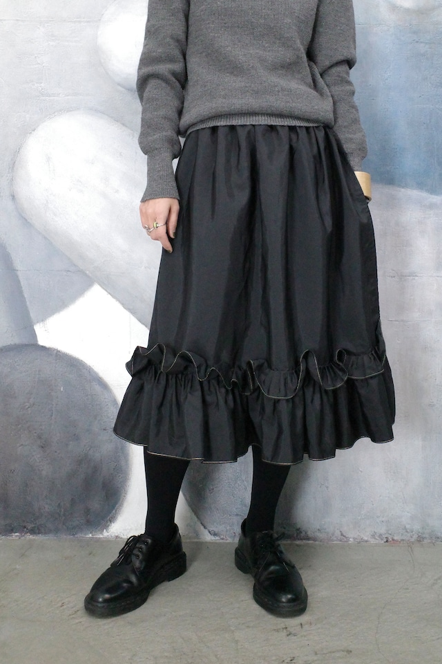 80's Ruffled design skirt