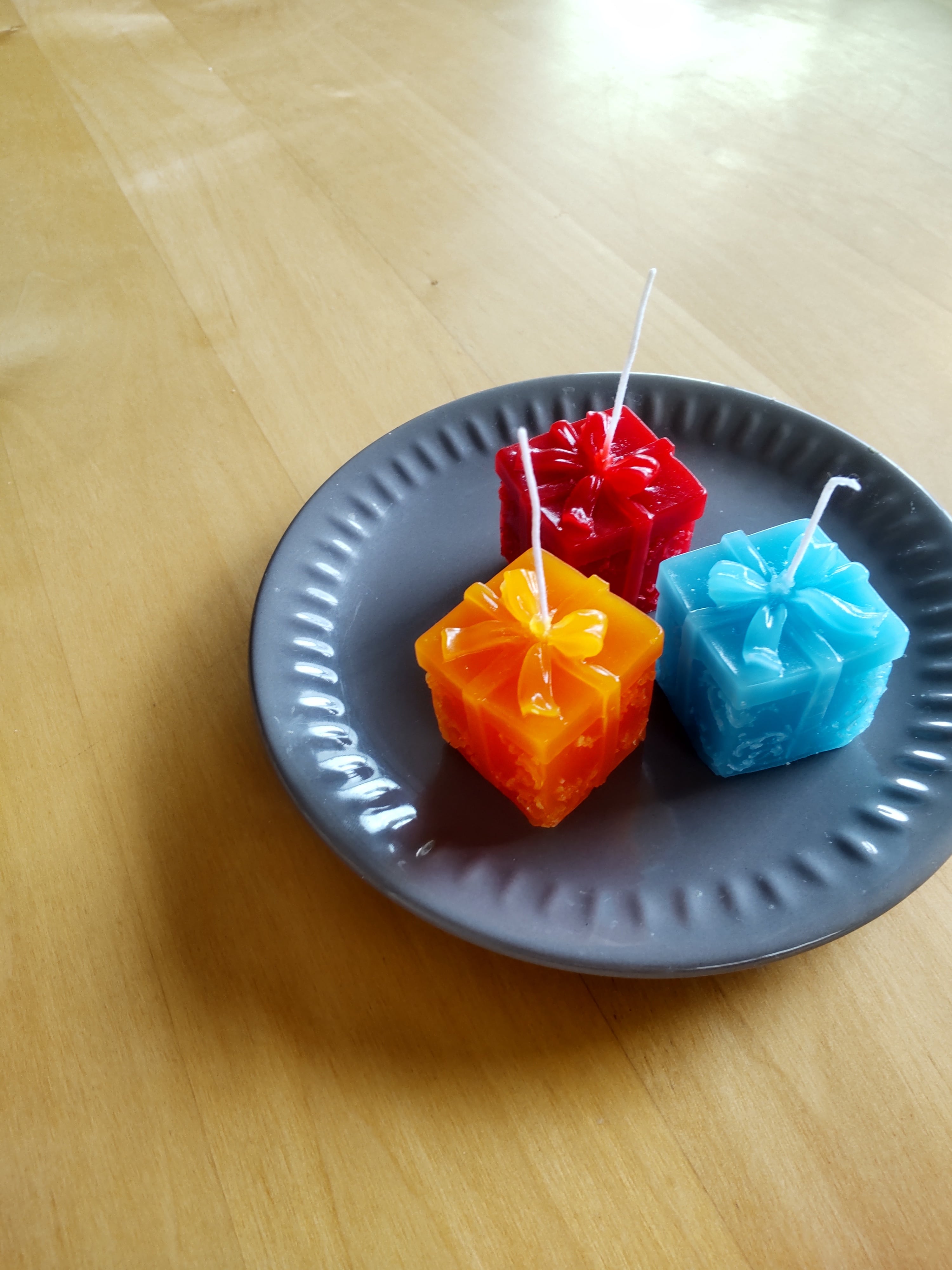 マーブルキャンドル 緑 | Hitotoki Candle-ボタニカルキャンドルの