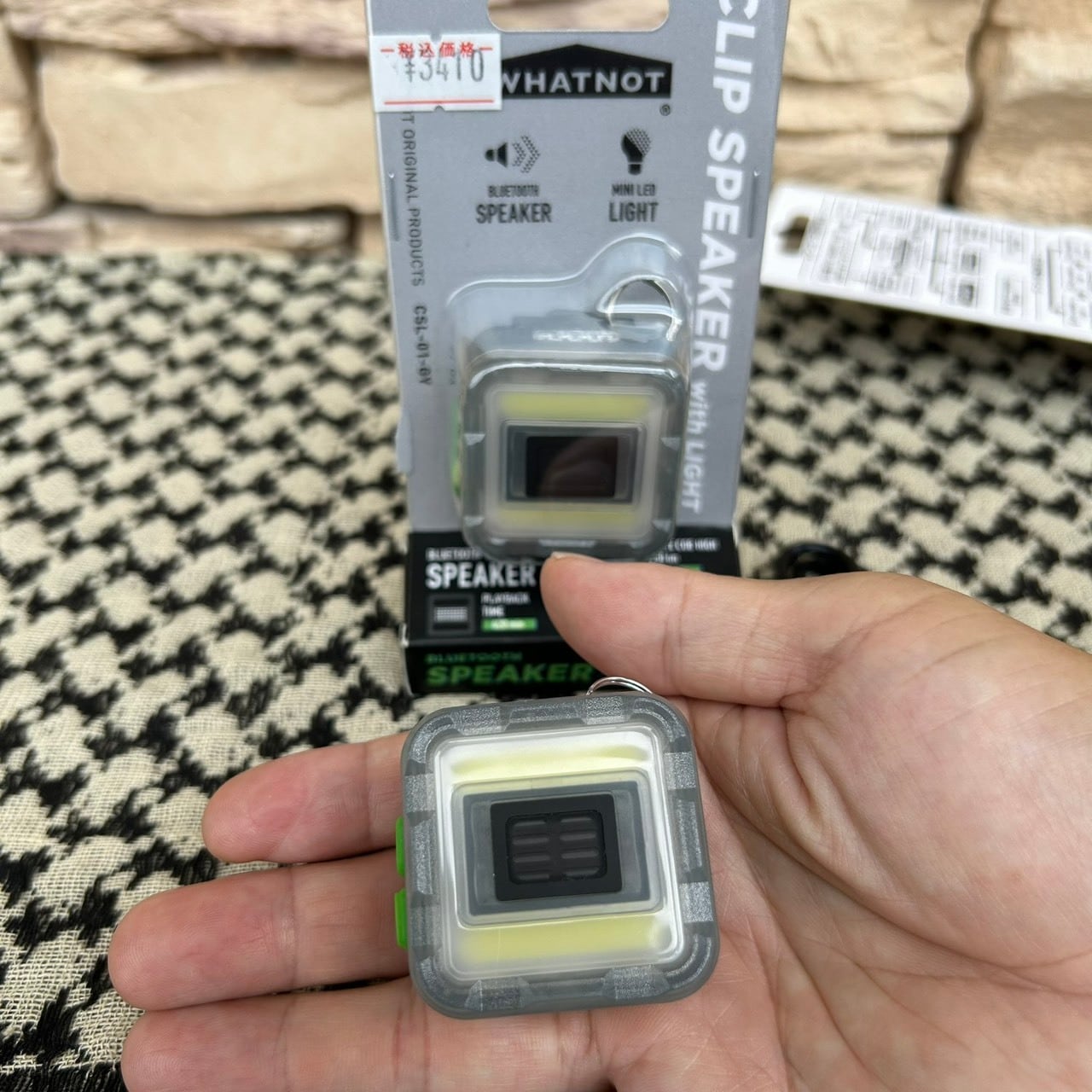 WHAT NOT ＜ ワットノット ＞ 】『 CLIP SPEAKER with LIGHT