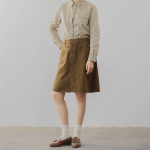 チェックパッチポケットカラー シャツ   F0013