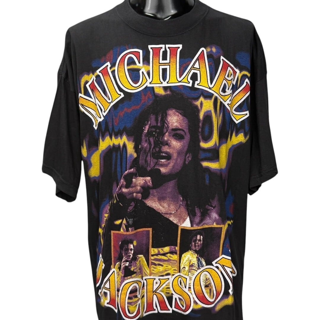 MICHAEL JACKSON】マイケルジャクソン オーバープリント Vintage T