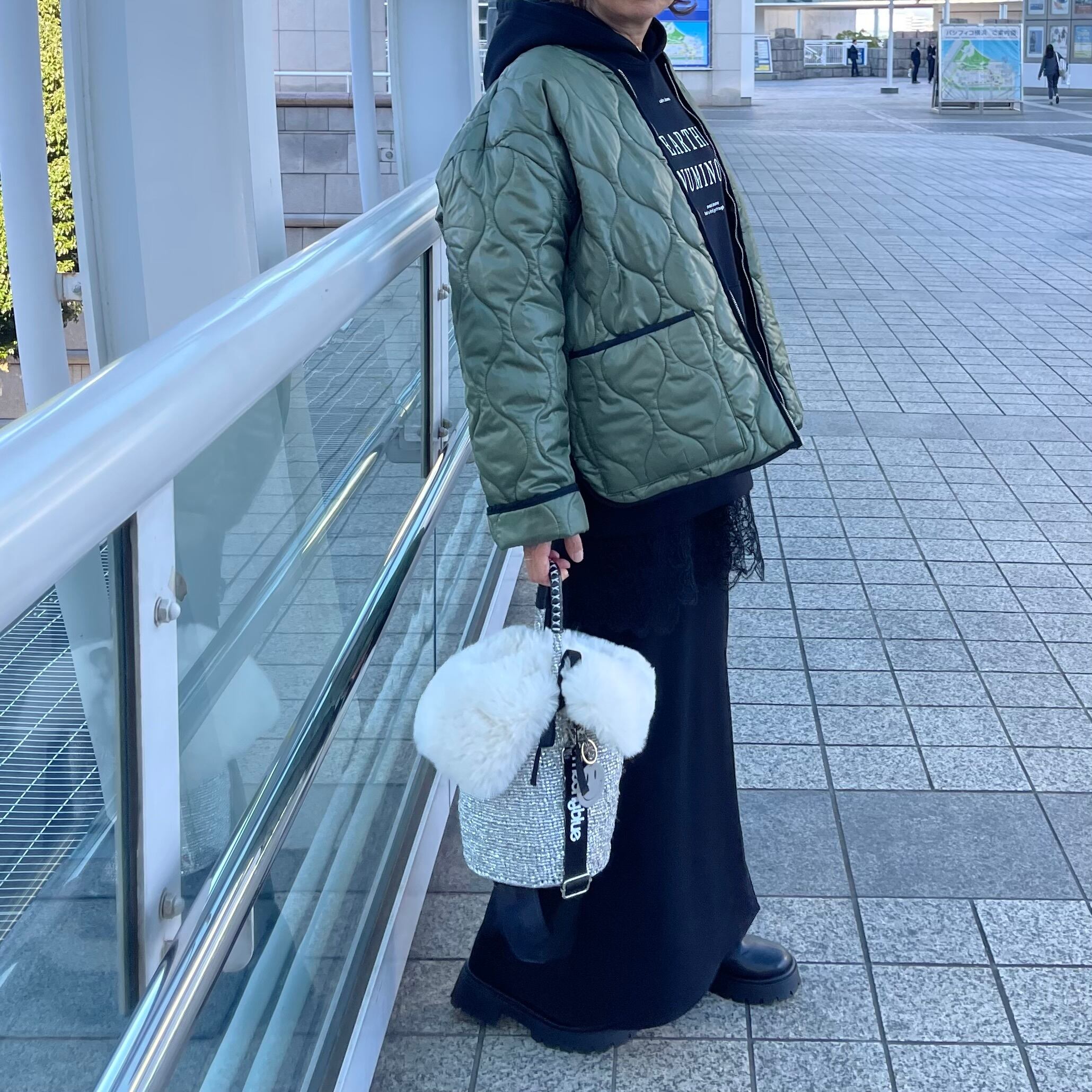 ジャケット・アウター meong blue NYLON MILITARY JACKET NYLON MILITARY JACKET | meong blue