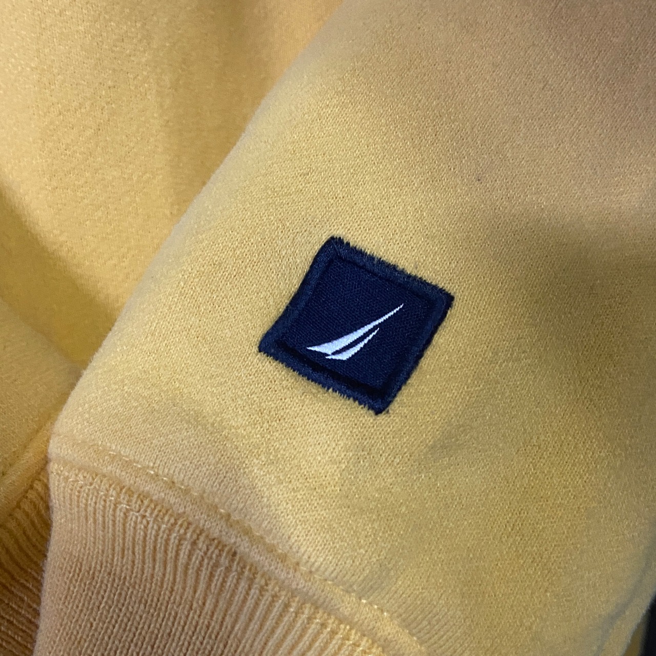 NAUTICA ノーティカ ロゴ刺繍 スウェットパーカー メンズXL 古着 