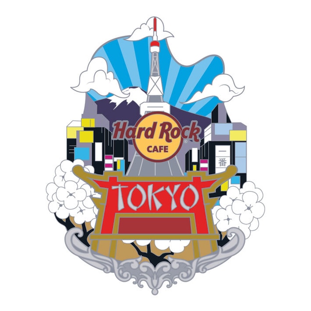 TOKYO 東京 City Icon Pin