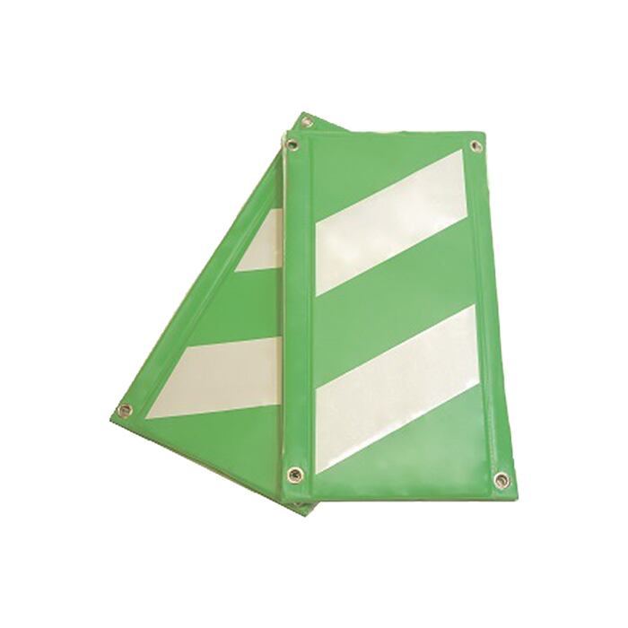 コーナーガード 反射タイプ 緑/白 1枚 幅270mm×長さ2000mm うちクッション部220W AR-0725 AR0725 アラオ株式会社製 ARAO