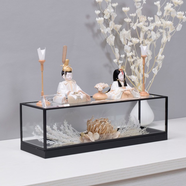 雛人形 親王飾り【Fleur de Neige】フルール ド ネージュ|木目込人形｜モダン｜おしゃれ｜かわいい｜今どき｜コンパクト｜木目込み