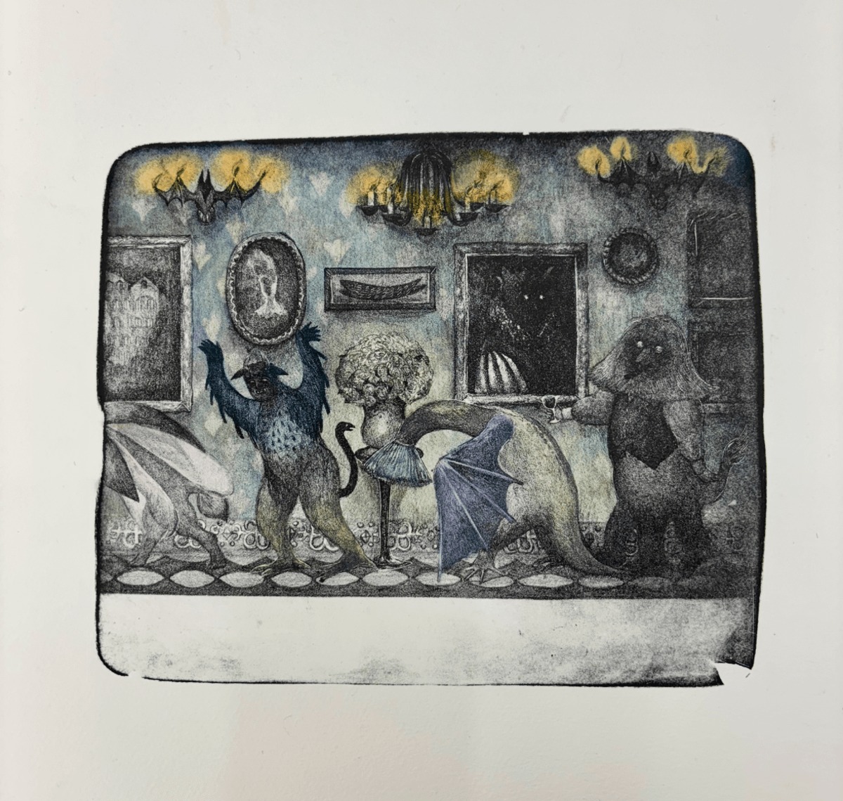 購入前確認 絵画 赤いつぼ 美術品 芸術 アート 絵 241205+03