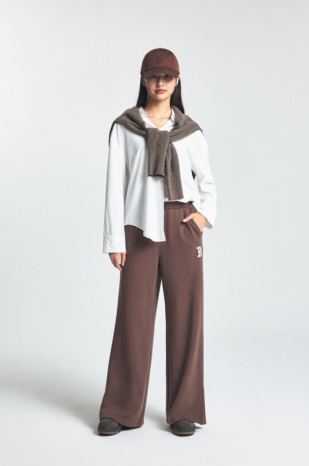 ☆aespa ニンニン 着用！！【MLB】Basic Small Logo Struck Ball CLE