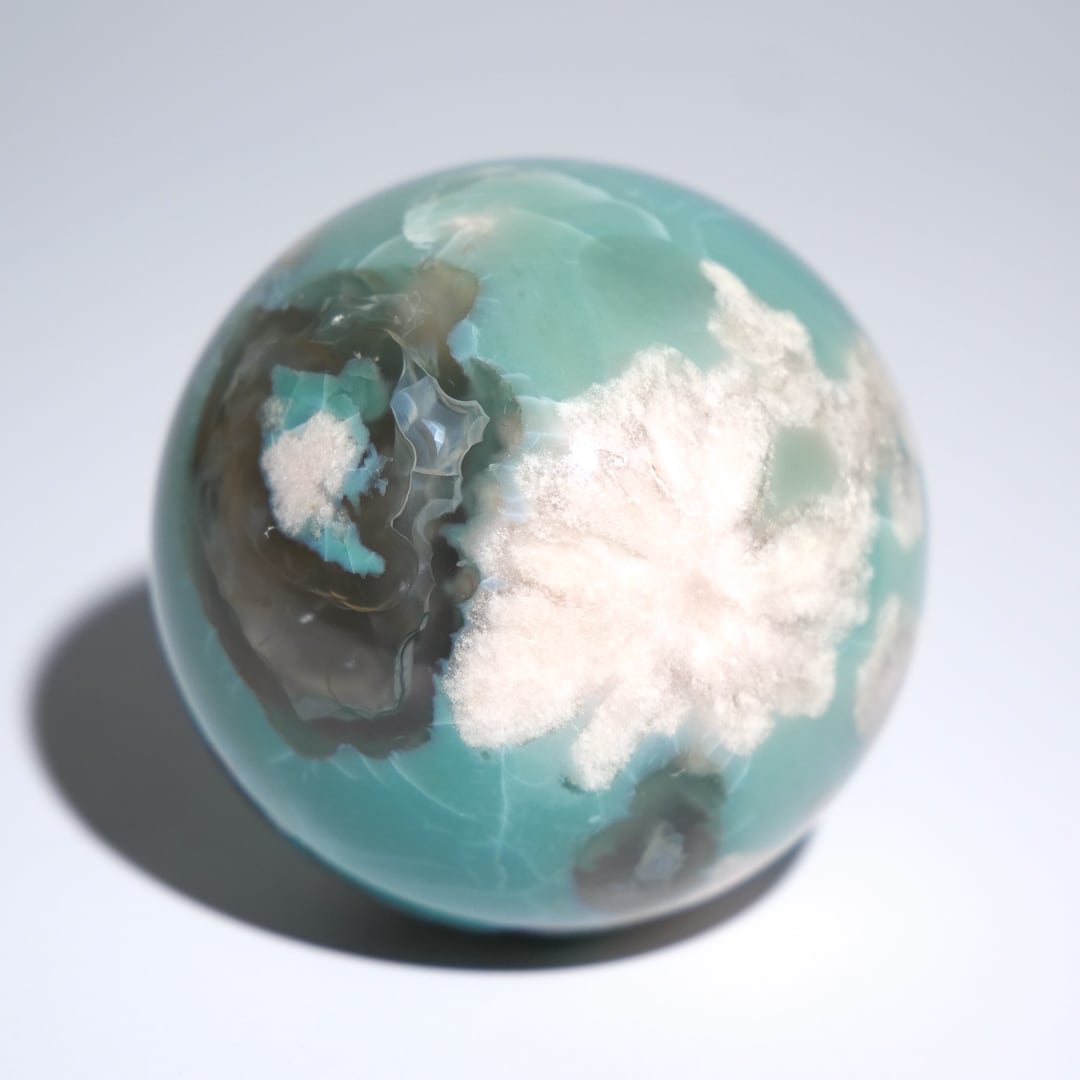 グリーン フラワーアゲート / スフィア【φ4.6cm】 | ariife.公式