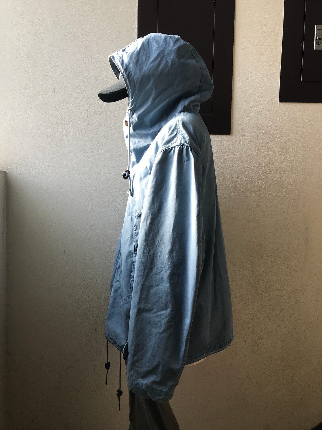 BURBERRY BRIT Dusty Blue Military Smock | Pay ID
