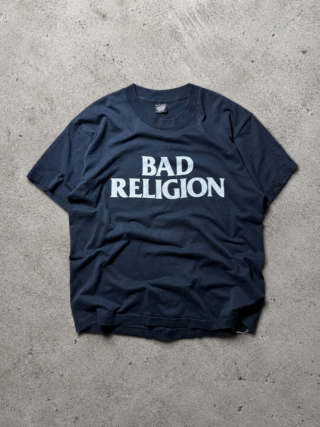 Bad Religion 90s USA Made Screen Stars Best Black Logo Punk Rock Band T-Shirt