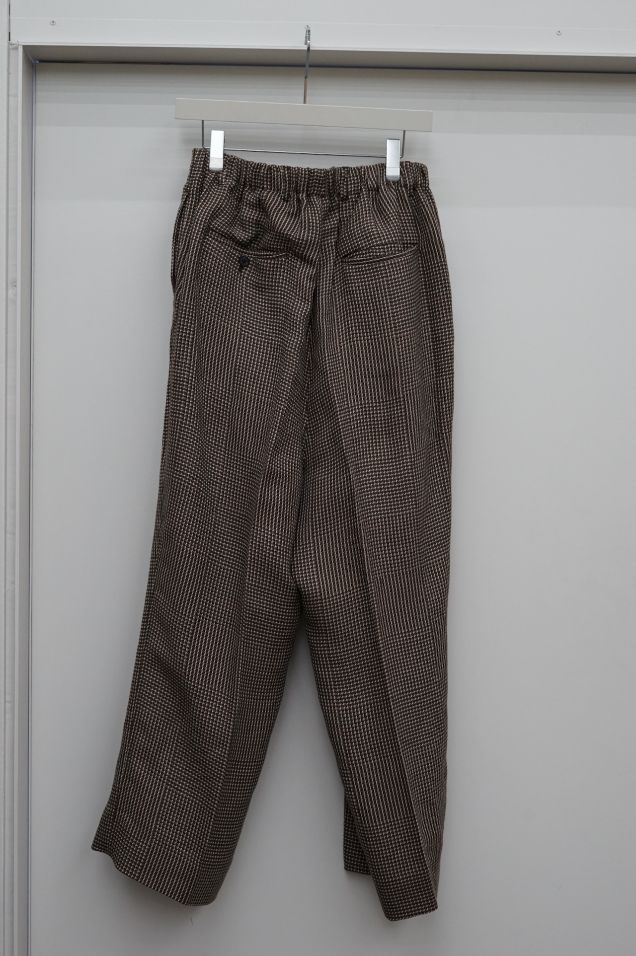 Nonnotte / Elastic In-Tuck Wide Tapered Trousers