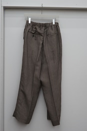 Nonnotte / Elastic In-Tuck Wide Tapered Trousers