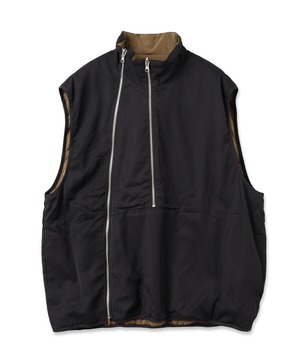 【LAST1】REVERSIBLE VEST(BLK)