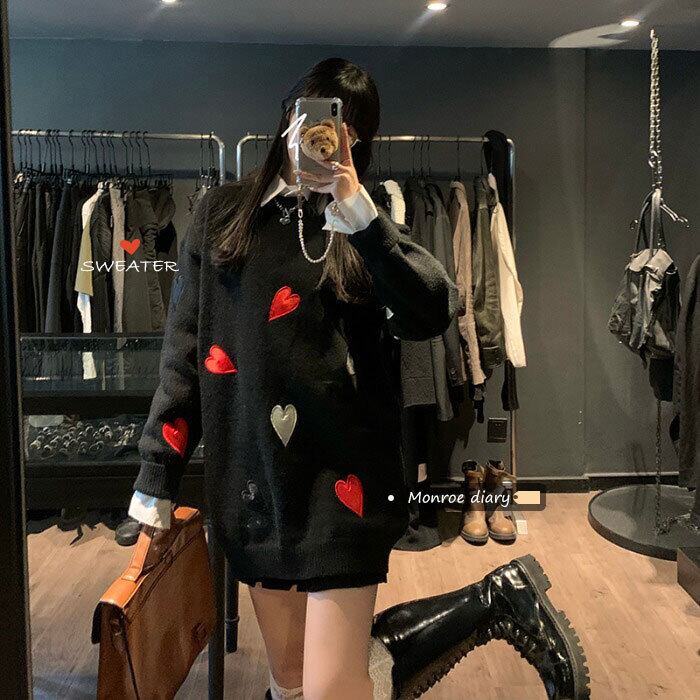 スタイルプルオーバー セーター オータムウィンタートップス ロング 秋物 冬物 モンロー38251509367