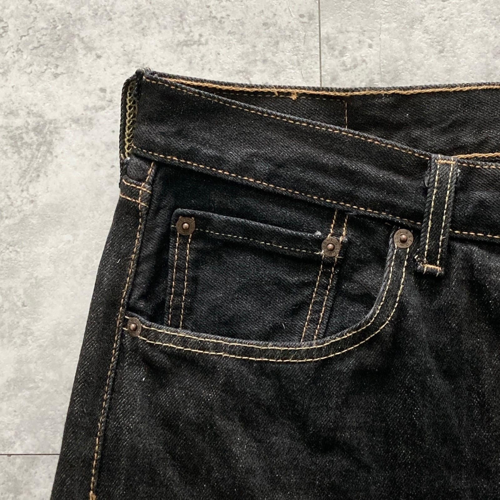 W40 L32】Levis 501 リーバイス ボタンフライ ビッグサイズ 先染め