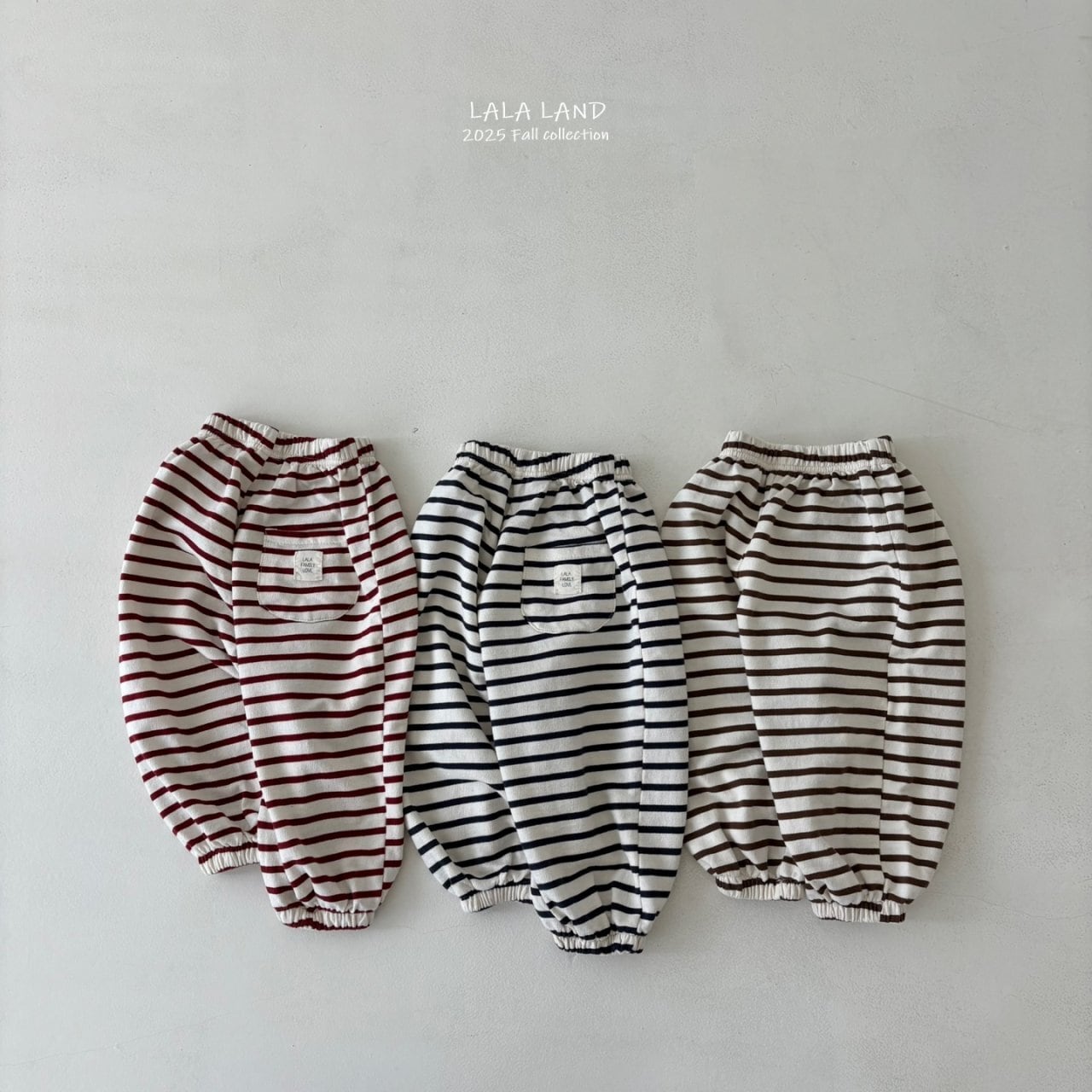 【予約】willy striped jogger pants