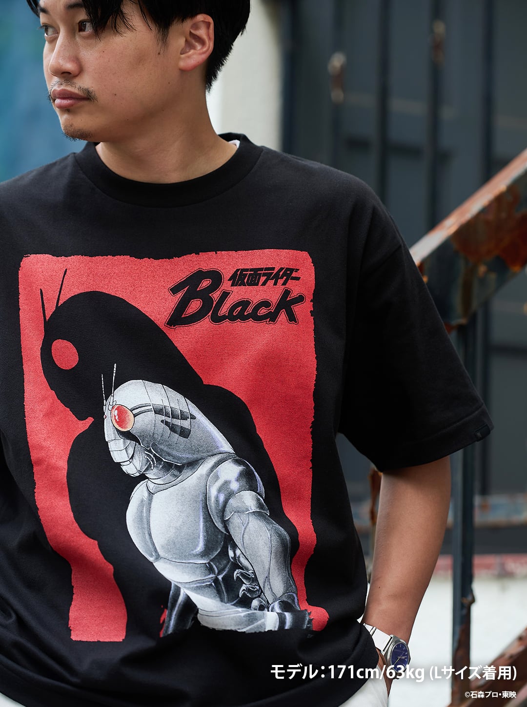 EXCLUSIVE LINE】「仮面ライダーBlack」T-Shirt | Number Rock