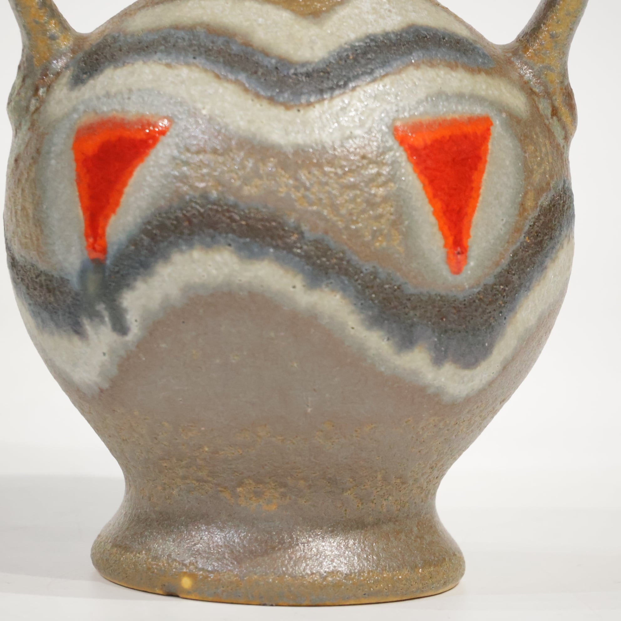 【haldensleben】 16cm fat lava ファットラバ VEB Haldensleben-- 16.4cm | Fat Lava & German Art Pottery
