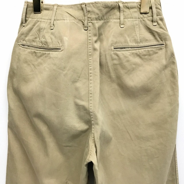 40s】 US Army チノパンツ m45 尿素ボタン