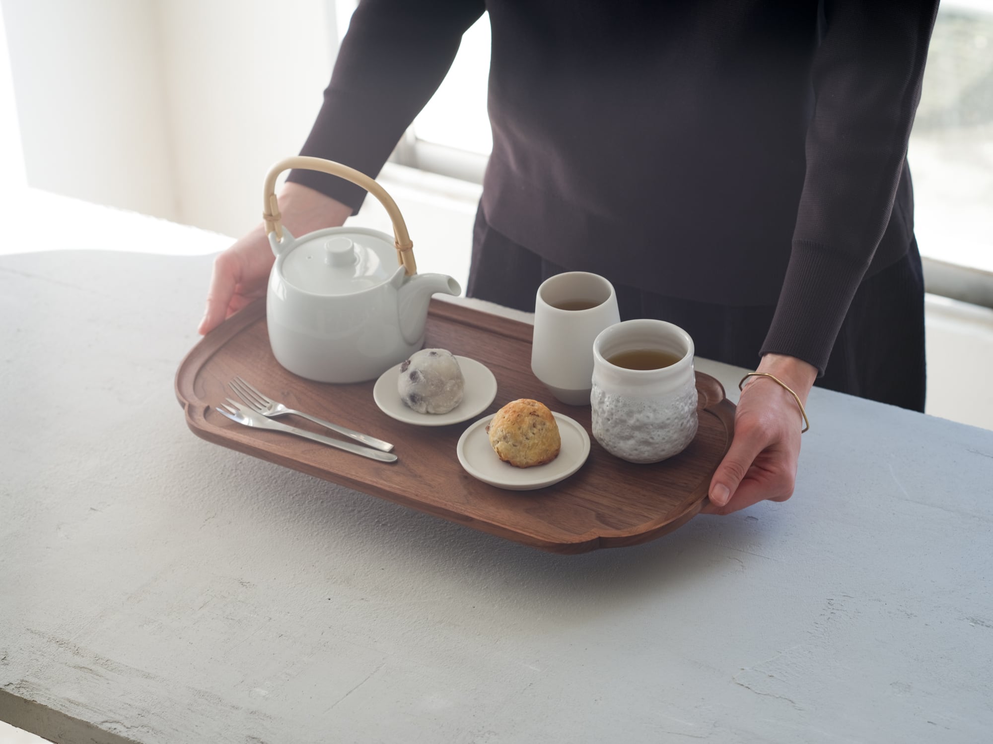 横長木瓜トレー/ 樫・支障木 | iwakagu STORE