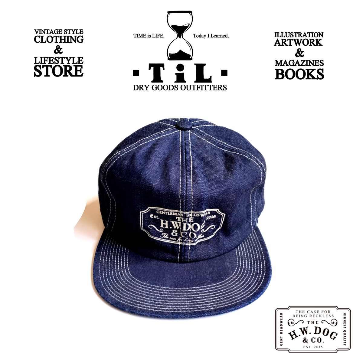 THE H.W.DOG&CO Trucker Cap/トラッカーキャップ DENIM D-00004-D 