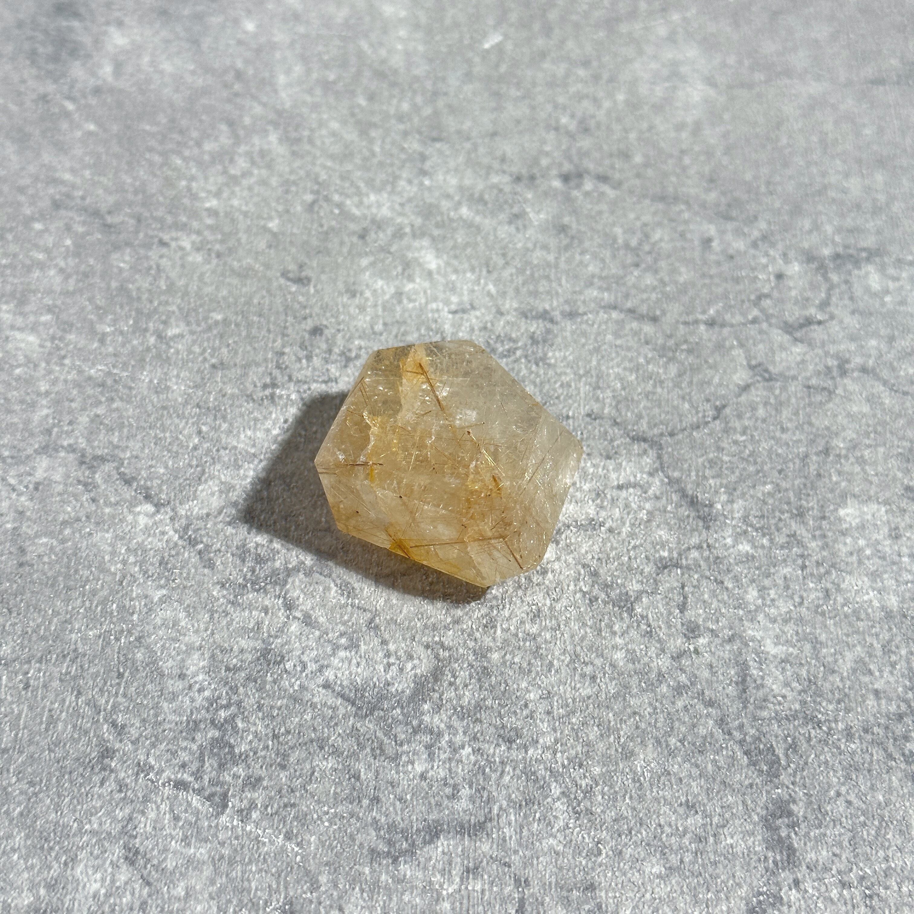 ルチルインクォーツ フリーフォーム02◇Rutile in Quartz◇天然石