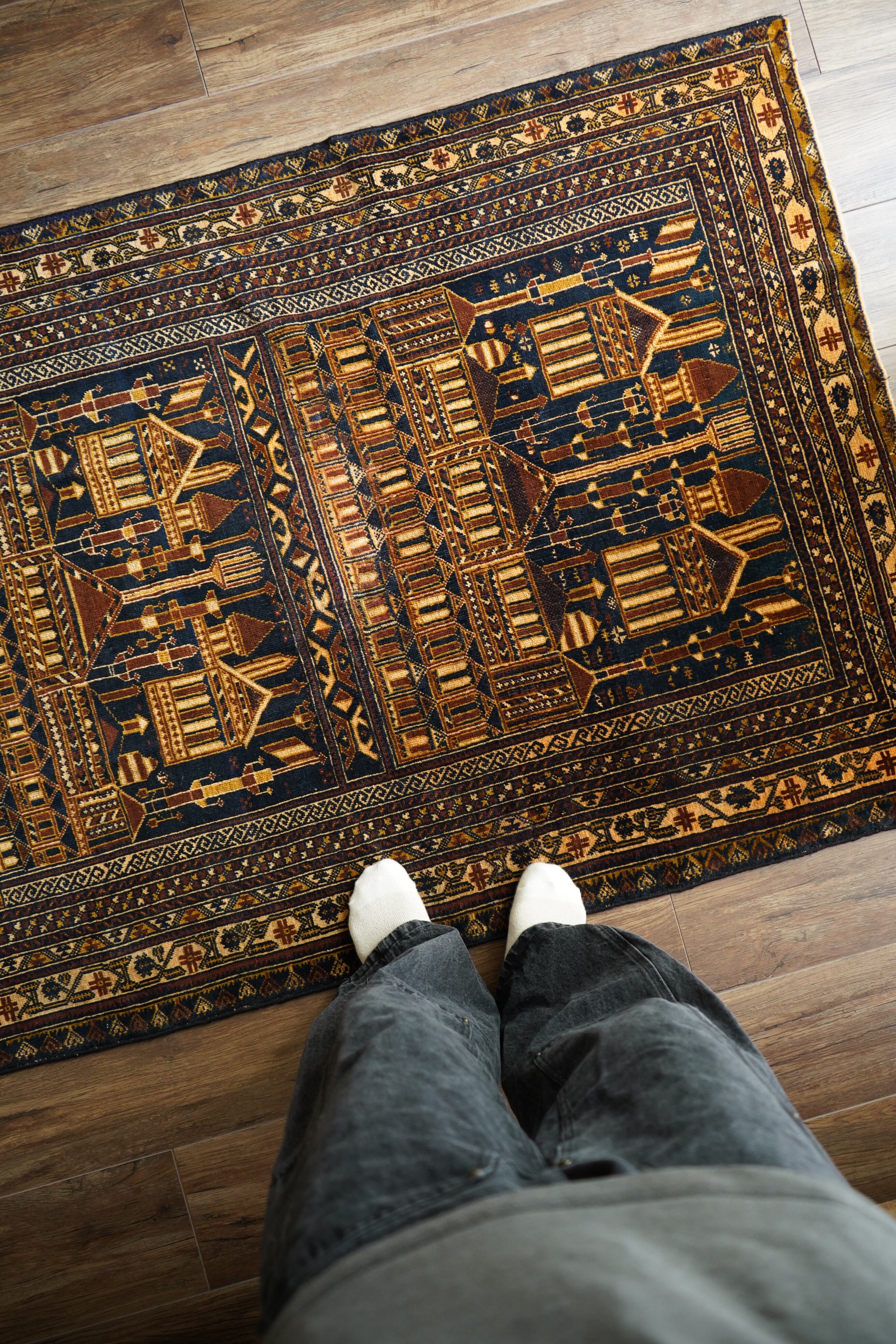 ヴィンテージラグ　トライバルラグ　プレイヤーラグ ヴィンテージラグ トライバルラグ プレイヤーラグ