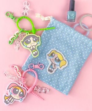 F268044_The Powerpuff Girls×Flapper 泣いてる巾着ポーチ