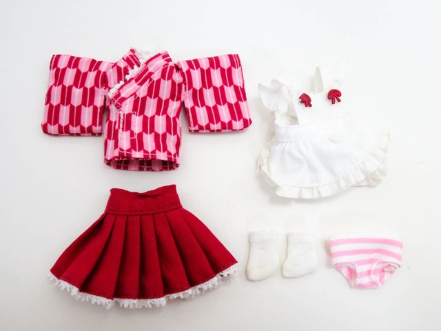 再入荷（Ａ−ランク）ねんどろいどどーる 猫耳メイド サクラ 和服、エプロン