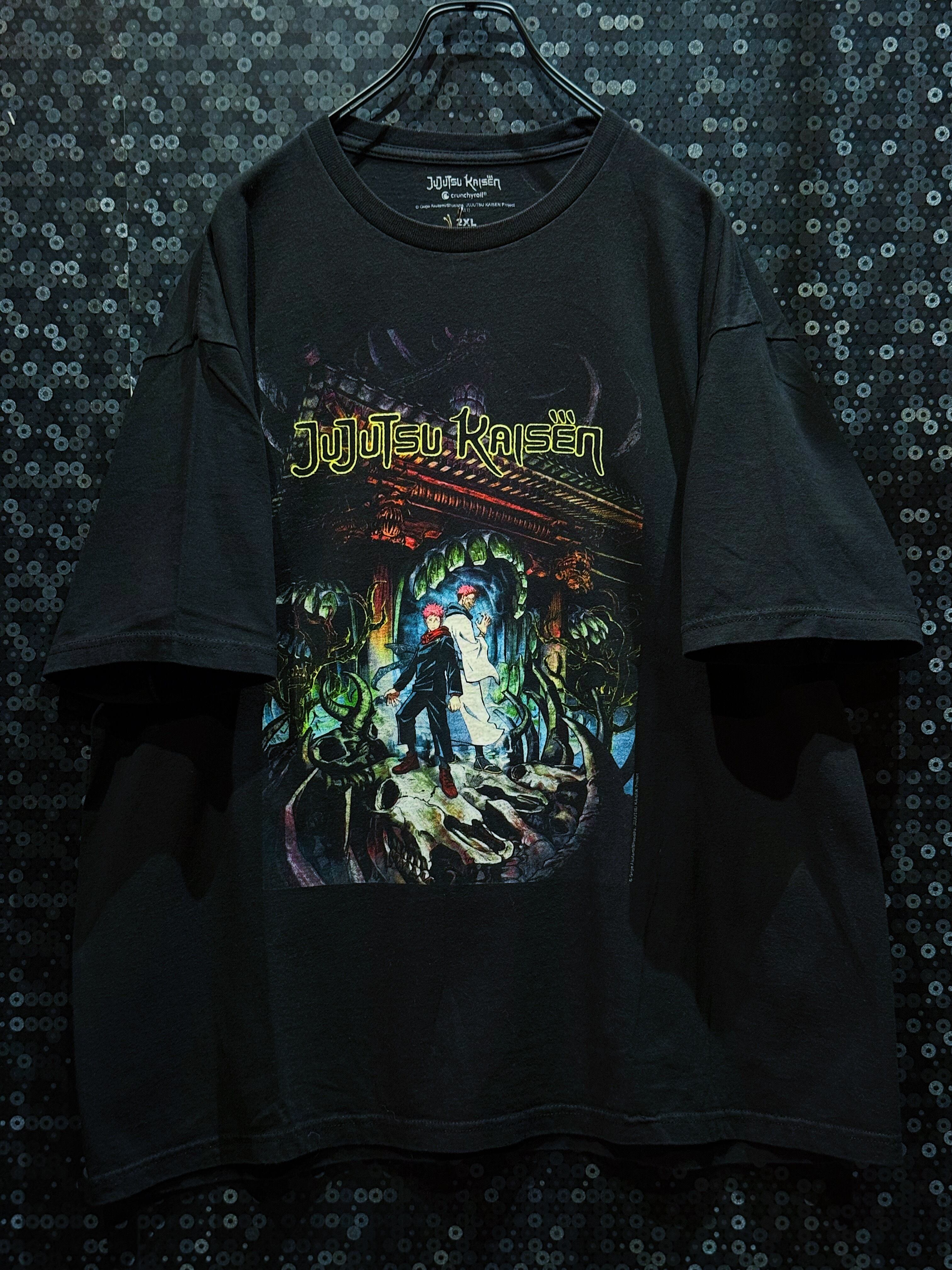 【ÆIEM】"Jujutsu Kaisen"itadori and sukuna detail print t-shirt