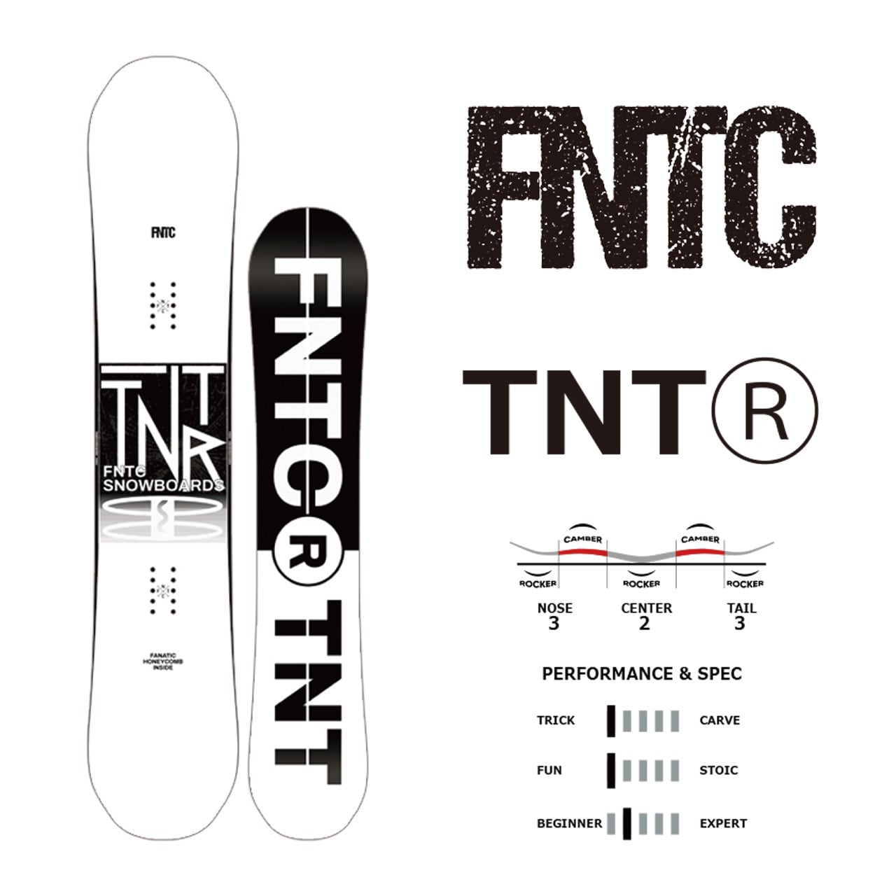 23-24年モデル . FNTC . 『 TNT R 』. White/Black . エフエヌティー