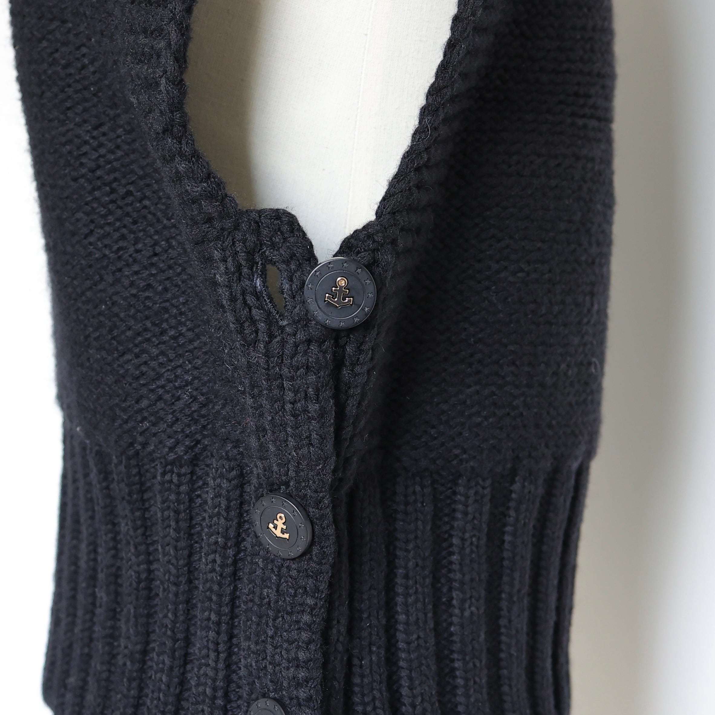GPG-539 Marine Knit Vest | gypsohila
