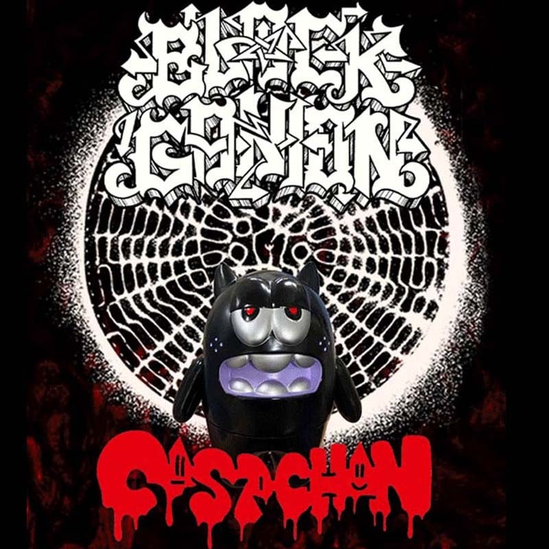 BLACK GANION x CASPCHAN Soft Vinyl Toy、キャスプちゃん ソフビ CASP
