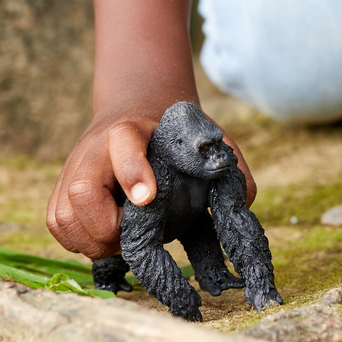 SCHLEICH シュライヒ ワイルドライフ ゴリラ(オス) フィギュア 14770