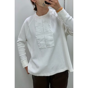 Simva114-0098-WT Pintuck Thermal L/S WHITE
