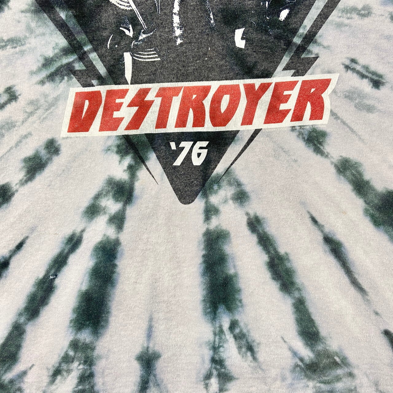 KISS キッス リプリント DESTROYER '76 タイダイ バンドTシャツ メンズ