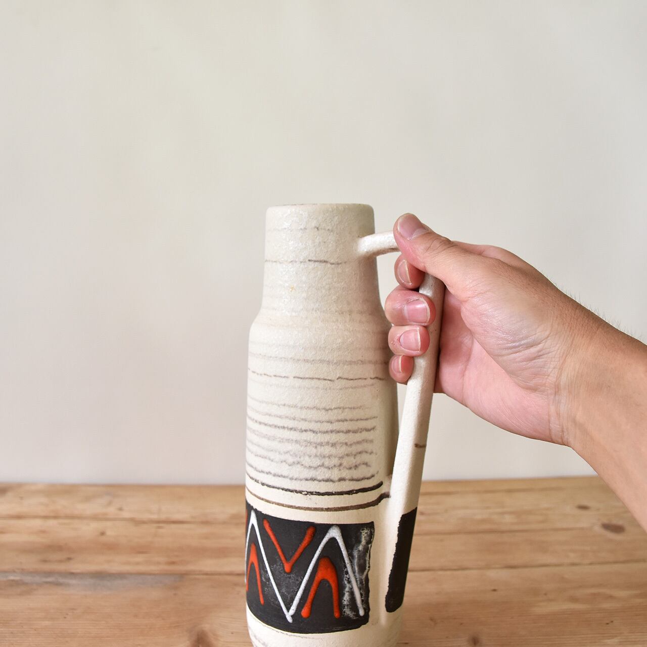 Fat Lava Pottery Vase / ファット ラヴァ ポタリー ベース / 2208H