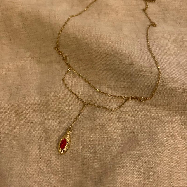 Somedayif中世の金色ネックレス