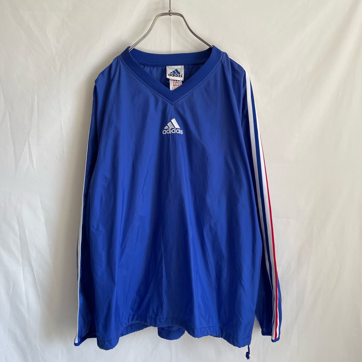 00s adidas ナイロンプルオーバー アディダス 古着 ウォーム