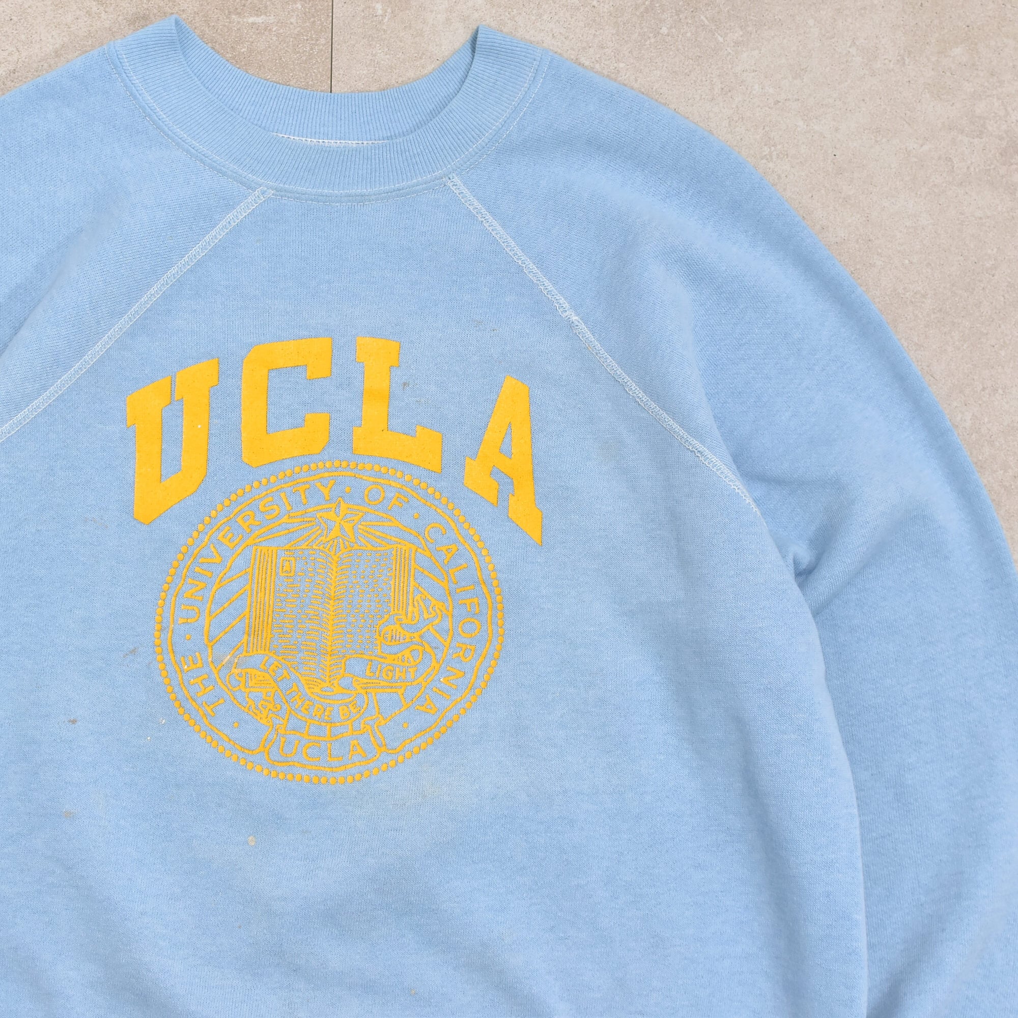 80s~ UCLA college print sweatshirt | 古着屋 grin days memory