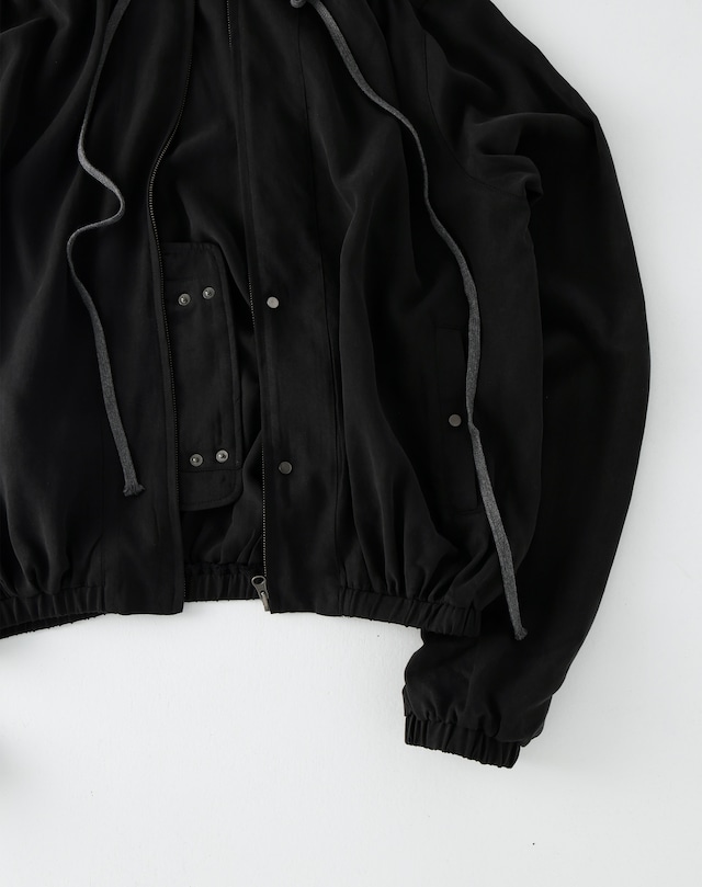 【ulikasanctus】PLAKET HOODED JACKET