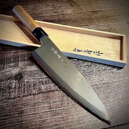 "Shigefusa"  Kitaeji Deba Knife  240mm Buffalo Magnolia Handle